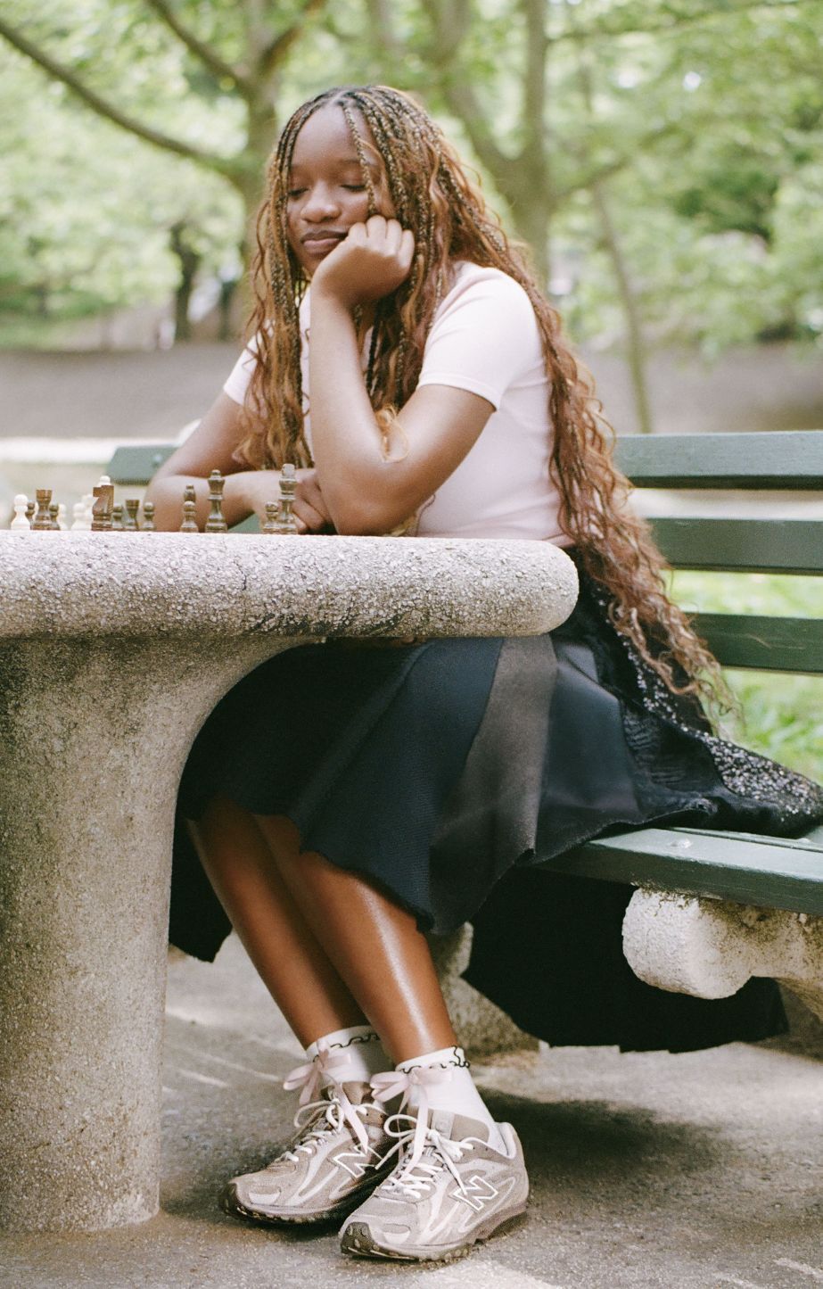 Close up of 204L sneakers